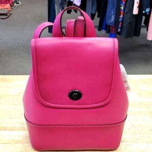 NWT GIFT 🎁 Coach OG Turnbuckle Backpack In Pink 9.5x8x4.5